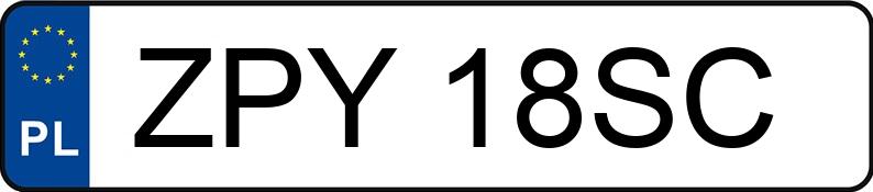 Numer rejestracyjny ZPY 18SC posiada VOLVO FM 9 260 E3 26.1t FM 9 - ZPY18SC