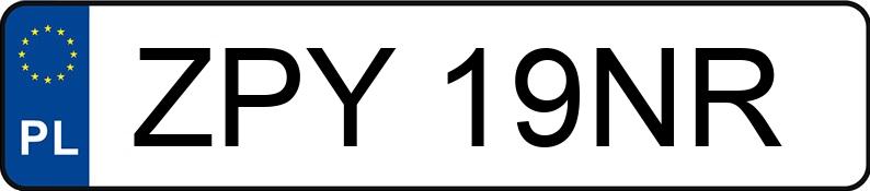 Numer rejestracyjny ZPY 19NR posiada VOLKSWAGEN TRANSPORTER - ZPY19NR