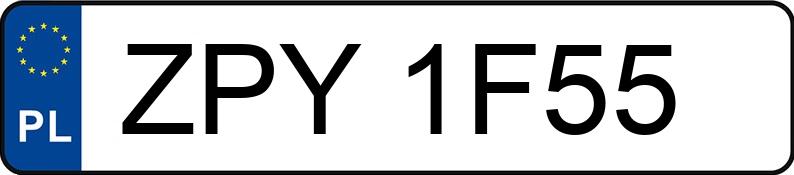 Numer rejestracyjny ZPY 1F55 posiada NISSAN X-TRAIL - ZPY1F55