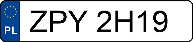 Numer rejestracyjny ZPY 2H19 posiada VOLKSWAGEN Golf IV Variant 1.9 TDI MR`97 E3 Highline - ZPY2H19