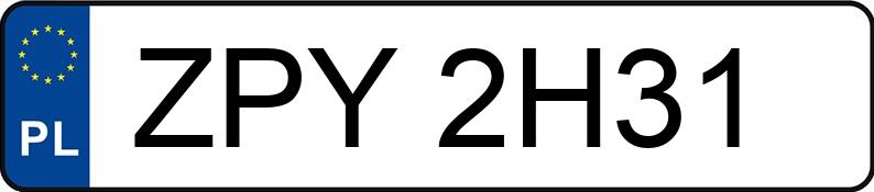 Numer rejestracyjny ZPY 2H31 posiada MERCEDES-BENZ C 200 CDI MR`00 E3 203 Classic - ZPY2H31
