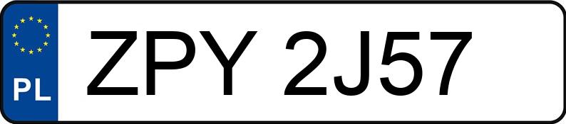 Numer rejestracyjny ZPY 2J57 posiada BMW 520i Kat. MR`95 E39 520i Kat. MR`95 E39 - ZPY2J57