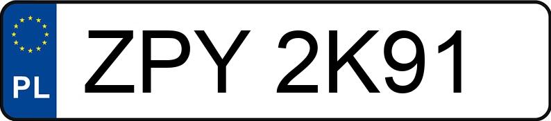 Numer rejestracyjny ZPY 2K91 posiada BMW X1 2.0 Diesel MR`15 E6 F48 sDrive18d - ZPY2K91