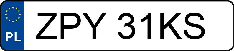 Numer rejestracyjny ZPY 31KS posiada FORD Focus 1.6 TDCi MR`08 E4 Ambiente - ZPY31KS