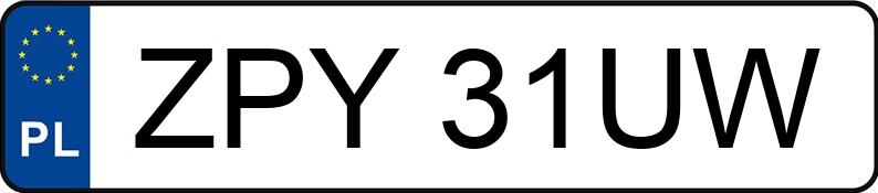 Numer rejestracyjny ZPY 31UW posiada VOLKSWAGEN Passat B6 2.0 TDI-CR MR`05 E5 Trendline - ZPY31UW