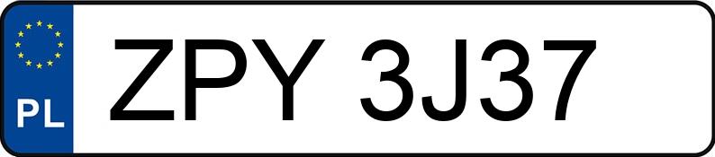 Numer rejestracyjny ZPY 3J37 posiada TOYOTA RAV 4 2.2 D-4D MR`06 E4 Prestige 4x4 - ZPY3J37
