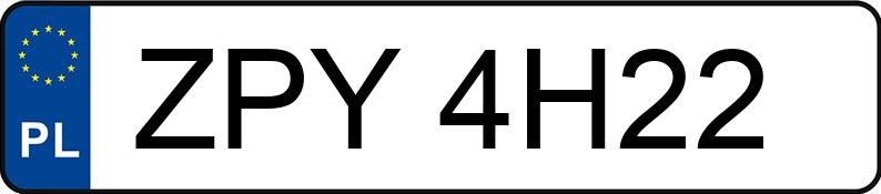 Numer rejestracyjny ZPY 4H22 posiada BMW 525 Touring Diesel DPF MR`07 E4 E61 525 Touring Diesel DPF MR`07 E4 E61 - ZPY4H22