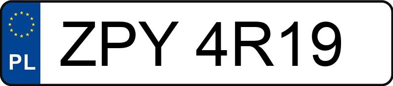Numer rejestracyjny ZPY 4R19 posiada VOLKSWAGEN POLO - ZPY4R19