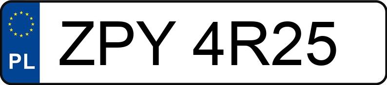 Registreringsnummeret ZPY 4R25 har BMW 530 Touring Diesel MR`03 E3 E61 530 Touring Diesel MR`03 E3 E61 - ZPY4R25