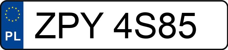 Registreringsnummeret ZPY 4S85 har PEUGEOT 207 1.4 MR`06 E4 Presence 75 - ZPY4S85
