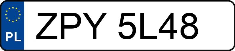Numer rejestracyjny ZPY 5L48 posiada MERCEDES 220 - ZPY5L48