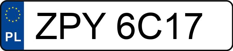 Numer rejestracyjny ZPY 6C17 posiada VOLKSWAGEN PASSAT - ZPY6C17