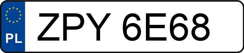 Numer rejestracyjny ZPY 6E68 posiada AUDI A5 - ZPY6E68 Numer rejestracyjny ZPY 6E68 posiada AUDI A5 - ZPY6E68
