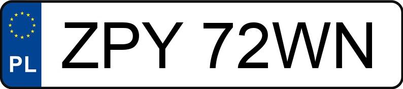 O número de registro ZPY 72WN tem VOLKSWAGEN GOLF - ZPY72WN