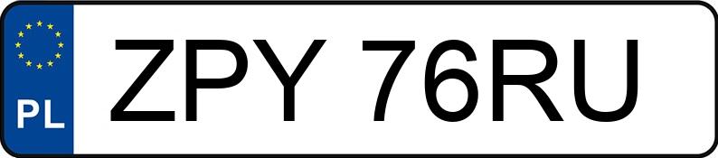 Numer rejestracyjny ZPY 76RU posiada NISSAN Patrol 2.8 Diesel Patrol 2.8 Diesel - ZPY76RU