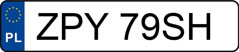 Numer rejestracyjny ZPY 79SH posiada MERCEDES-BENZ E 220 CDI MR`06 E4 211 Elegance - ZPY79SH