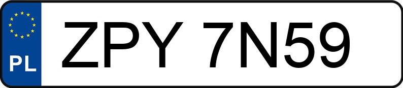 Numer rejestracyjny ZPY 7N59 posiada MERCEDES-BENZ B 180 CDI - ZPY7N59