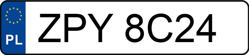 Numer rejestracyjny ZPY 8C24 posiada AUDI A5 - ZPY8C24 Numer rejestracyjny ZPY 8C24 posiada AUDI A5 - ZPY8C24