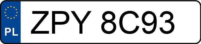 Numer rejestracyjny ZPY 8C93 posiada FIAT Ducato 33 2.0 M-jet MR`11 E5 3.3t Ducato 33 2.0 M-jet MR`11 E5 3.3t - ZPY8C93
