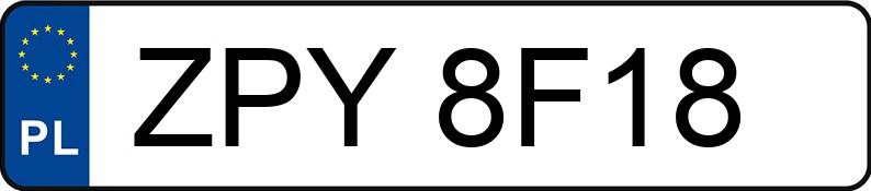 RegistreringsnummerZPY 8F18 har TOYOTA Avensis Wagon MR`01 E3 Terra Plus - ZPY8F18 RegistreringsnummerZPY 8F18 har TOYOTA Avensis Wagon MR`01 E3 Terra Plus - ZPY8F18