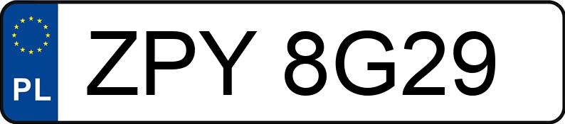 Numer rejestracyjny ZPY 8G29 posiada FIAT FREEMONT - ZPY8G29