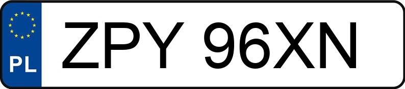 Numer rejestracyjny ZPY 96XN posiada MAZDA 3 - ZPY96XN Numer rejestracyjny ZPY 96XN posiada MAZDA 3 - ZPY96XN