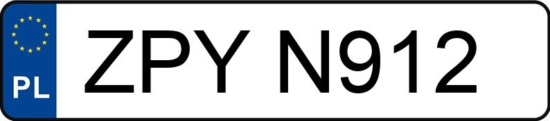 Numer rejestracyjny ZPY N912 posiada MERCEDES-BENZ 250 D Kat. 124 - ZPYN912