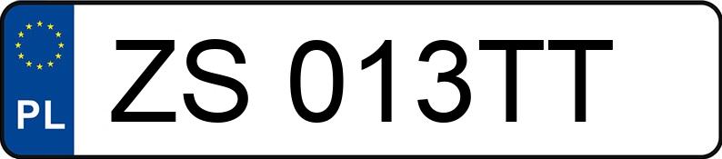 Numer rejestracyjny ZS 013TT posiada BMW I4 M50 - ZS013TT