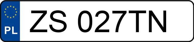 Numer rejestracyjny ZS 027TN posiada BMW X5 XDRIVE25D - ZS027TN