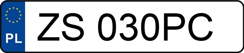 Numer rejestracyjny ZS 030PC posiada TOYOTA COROLLA - ZS030PC Numer rejestracyjny ZS 030PC posiada TOYOTA COROLLA - ZS030PC