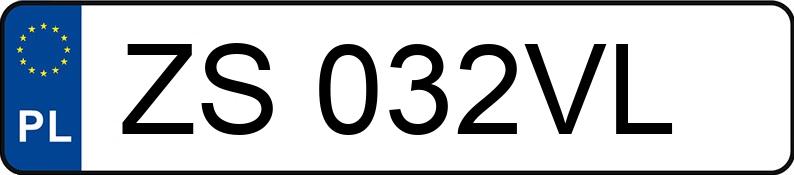 Numer rejestracyjny ZS 032VL posiada DAIMLERCHRYSLER CLK320 - ZS032VL