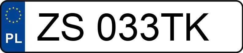 Numer rejestracyjny ZS 033TK posiada SEAT LEON - ZS033TK