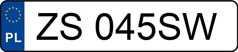 Numer rejestracyjny ZS 045SW posiada TOYOTA Avensis Sedan MR`01 E3 Terra Plus - ZS045SW