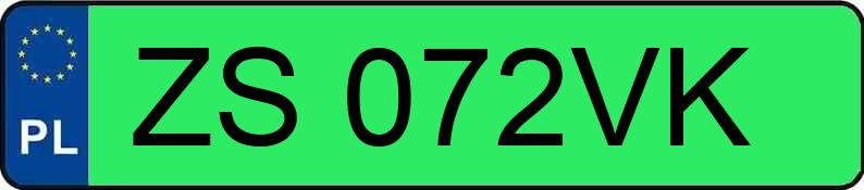Numer rejestracyjny ZS 072VK posiada AUDI Q4 Sportback e-tron 35 MR`22 F4 52kWh - ZS072VK