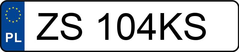 Numer rejestracyjny ZS 104KS posiada LAND ROVER RANGE ROVER VELAR - ZS104KS