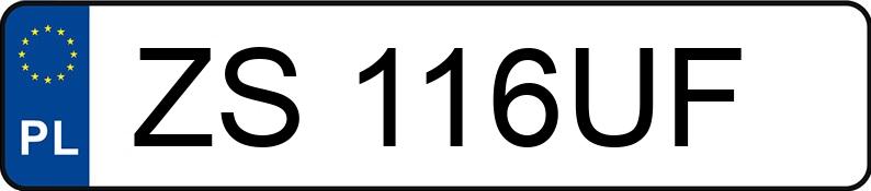Numer rejestracyjny ZS 116UF posiada MG MG ZS - ZS116UF Numer rejestracyjny ZS 116UF posiada MG MG ZS - ZS116UF