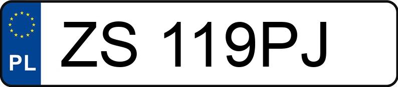 Numer rejestracyjny ZS 119PJ posiada MERCEDES-BENZ C 220 D 4MATIC - ZS119PJ