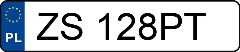 Numer rejestracyjny ZS 128PT posiada AUDI A6 - ZS128PT Numer rejestracyjny ZS 128PT posiada AUDI A6 - ZS128PT