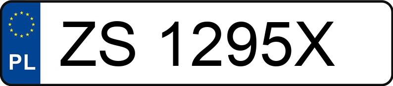 Numer rejestracyjny ZS 1295X posiada LAND ROVER RANGE ROVER EVOQUE - ZS1295X Numer rejestracyjny ZS 1295X posiada LAND ROVER RANGE ROVER EVOQUE - ZS1295X