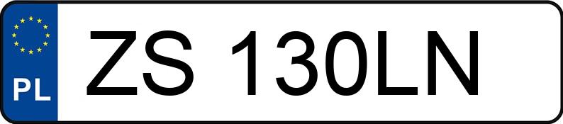 Numer rejestracyjny ZS 130LN posiada OPEL ASTRA GTC - ZS130LN