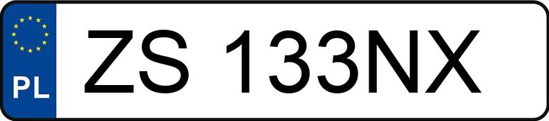 Numer rejestracyjny ZS 133NX posiada AUDI A4 - ZS133NX