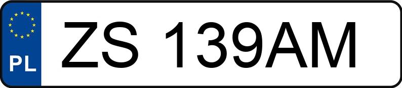 Numer rejestracyjny ZS 139AM posiada FORD FIESTA - ZS139AM Numer rejestracyjny ZS 139AM posiada FORD FIESTA - ZS139AM