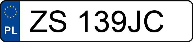 Numer rejestracyjny ZS 139JC posiada TOYOTA YARIS - ZS139JC