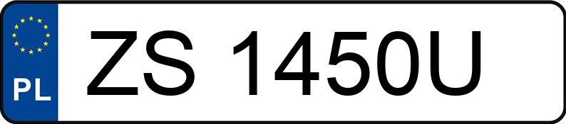 Numer rejestracyjny ZS 1450U posiada BMW 325i Kat. E30 325i Kat. E30 - ZS1450U