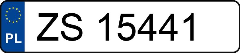 Numer rejestracyjny ZS 15441 posiada VOLKSWAGEN GOLF - ZS15441