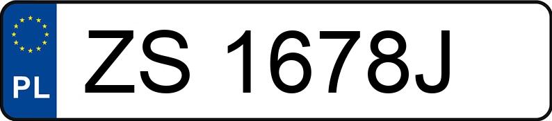 Numer rejestracyjny ZS 1678J posiada MITSUBISHI Colt 1.3 Kat. MR`92 GLi - ZS1678J