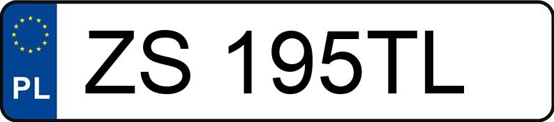 Numer rejestracyjny ZS 195TL posiada FORD FOCUS - ZS195TL