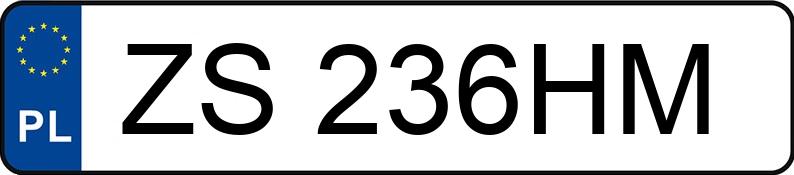 Il numero di registrazione ZS 236HM ha SEAT Leon 1.4 TSI MR`17 E6 5F Style S&S - ZS236HM