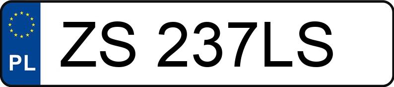 Numer rejestracyjny ZS 237LS posiada BMW 523i Kat. MR`95 E39 523i Kat. MR`95 E39 - ZS237LS