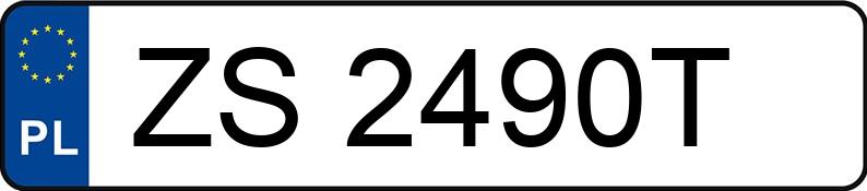 Numer rejestracyjny ZS 2490T posiada PEUGEOT 307 - ZS2490T Numer rejestracyjny ZS 2490T posiada PEUGEOT 307 - ZS2490T
